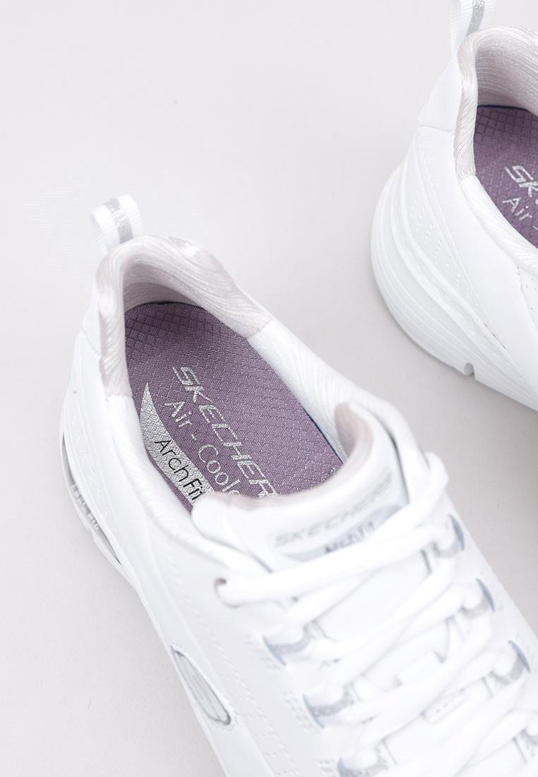 Chaussure de randonnée Baskets Femme Skechers ARCH FIT CITI DRIVE Blan 4/5