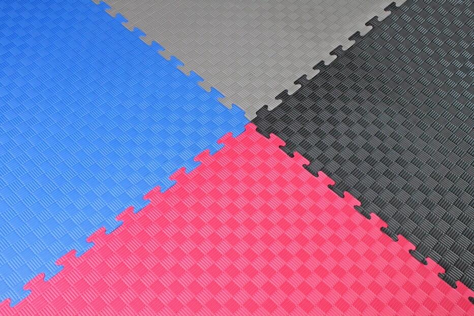 Legend Puzzelmat Sportvloer | 100 x 100 x 2,5 cm | Grijs / Zwart 2/5