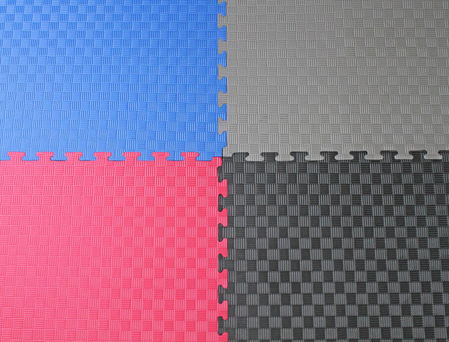 Legend Puzzelmat Sportvloer | 100 x 100 x 4 cm | Blauw / Rood 3/5