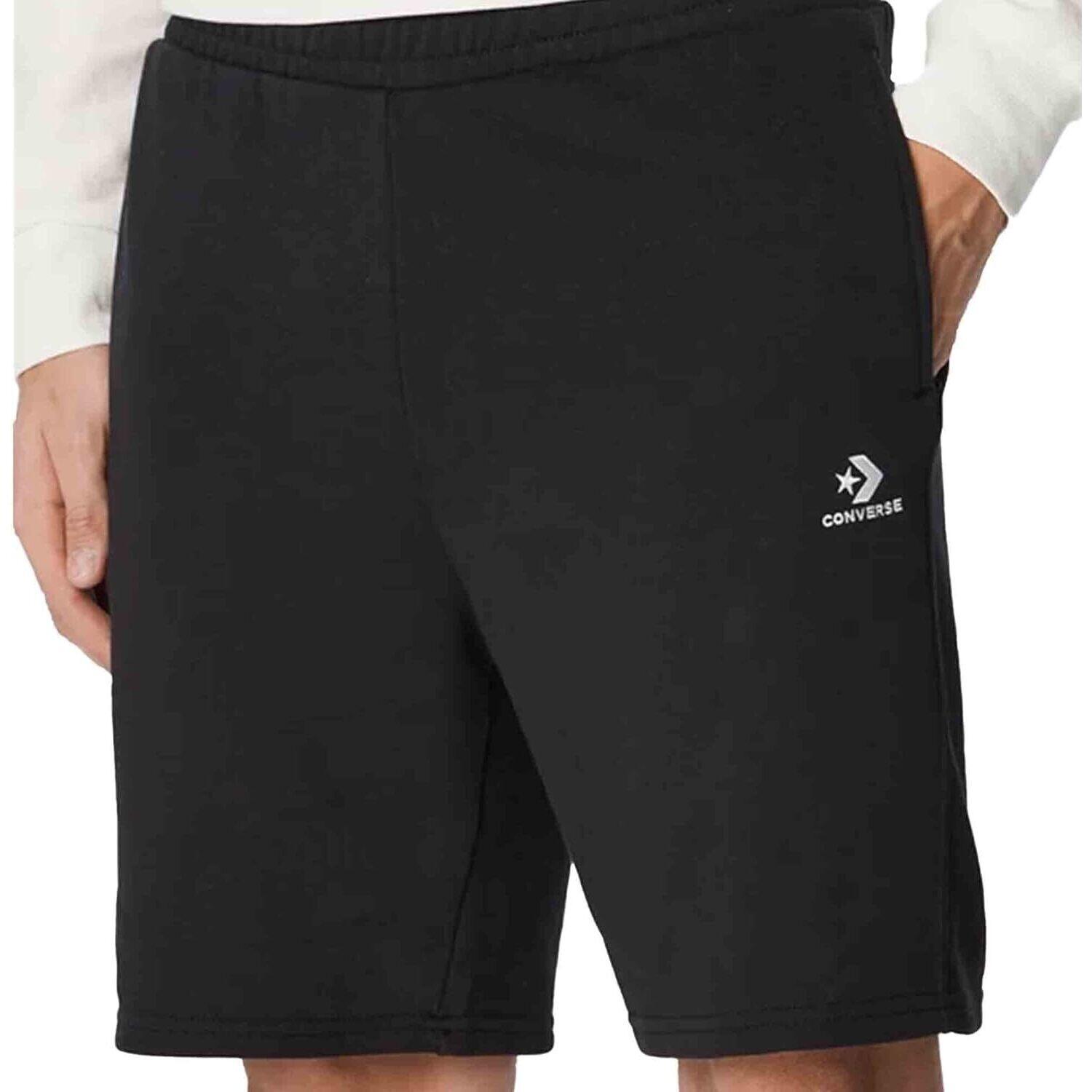 Calções converse embroidered chevron shorts, preto, homens