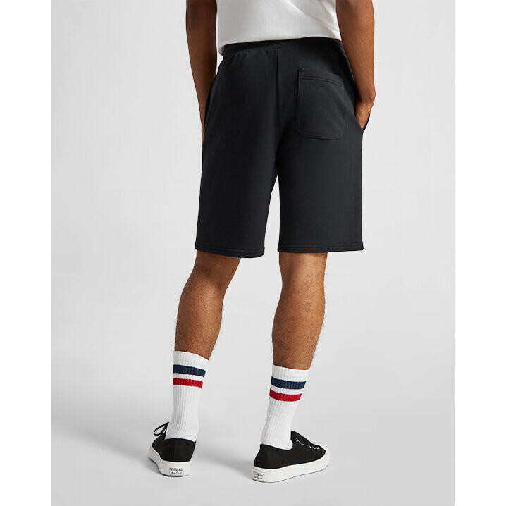 Pantaloncini Converse Embroidered Chevron Shorts, Nero, Uomini 5/5