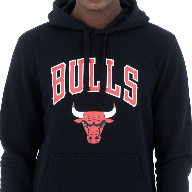 Hanorac barbati New Era Chicago Bulls, Negru
