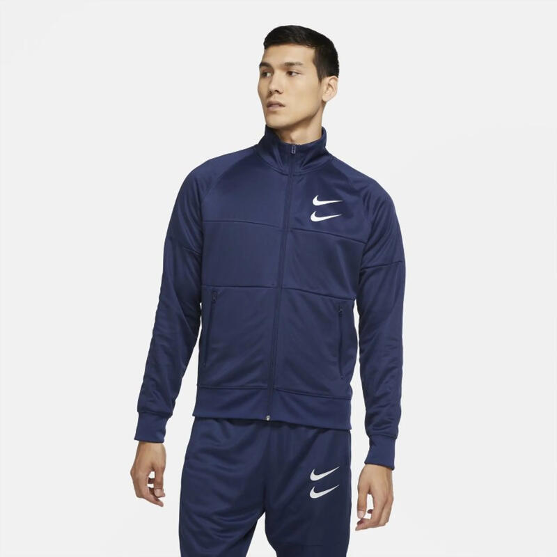 Jacheta barbati Nike Sportswear Swoosh, Albastru