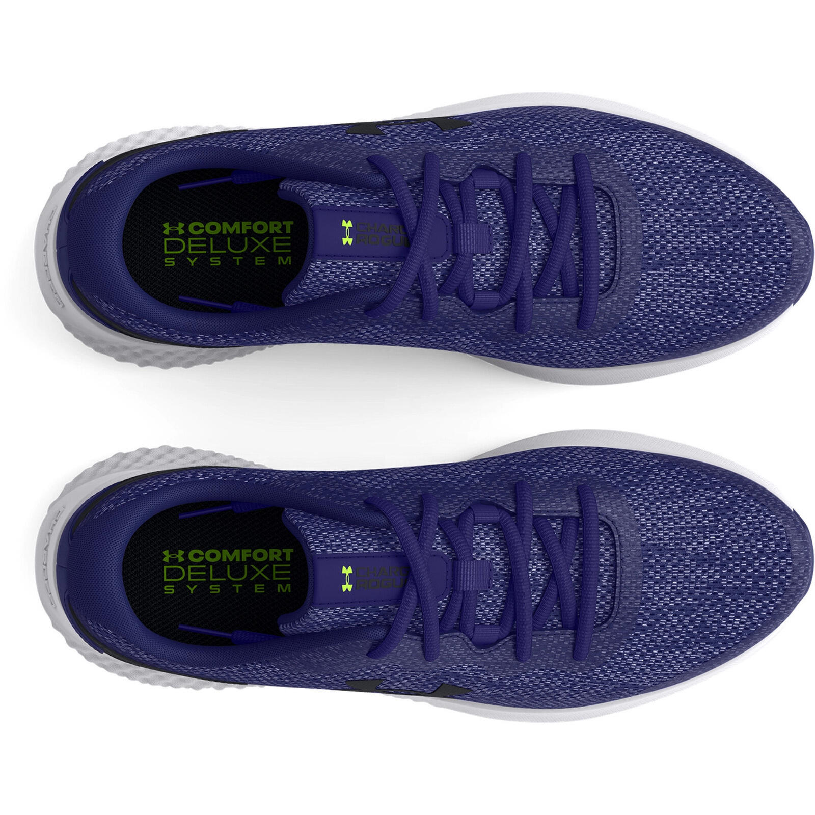Baskets Under Armour UA Charged Rogue 3 Knit, Bleu, Hommes 2/5