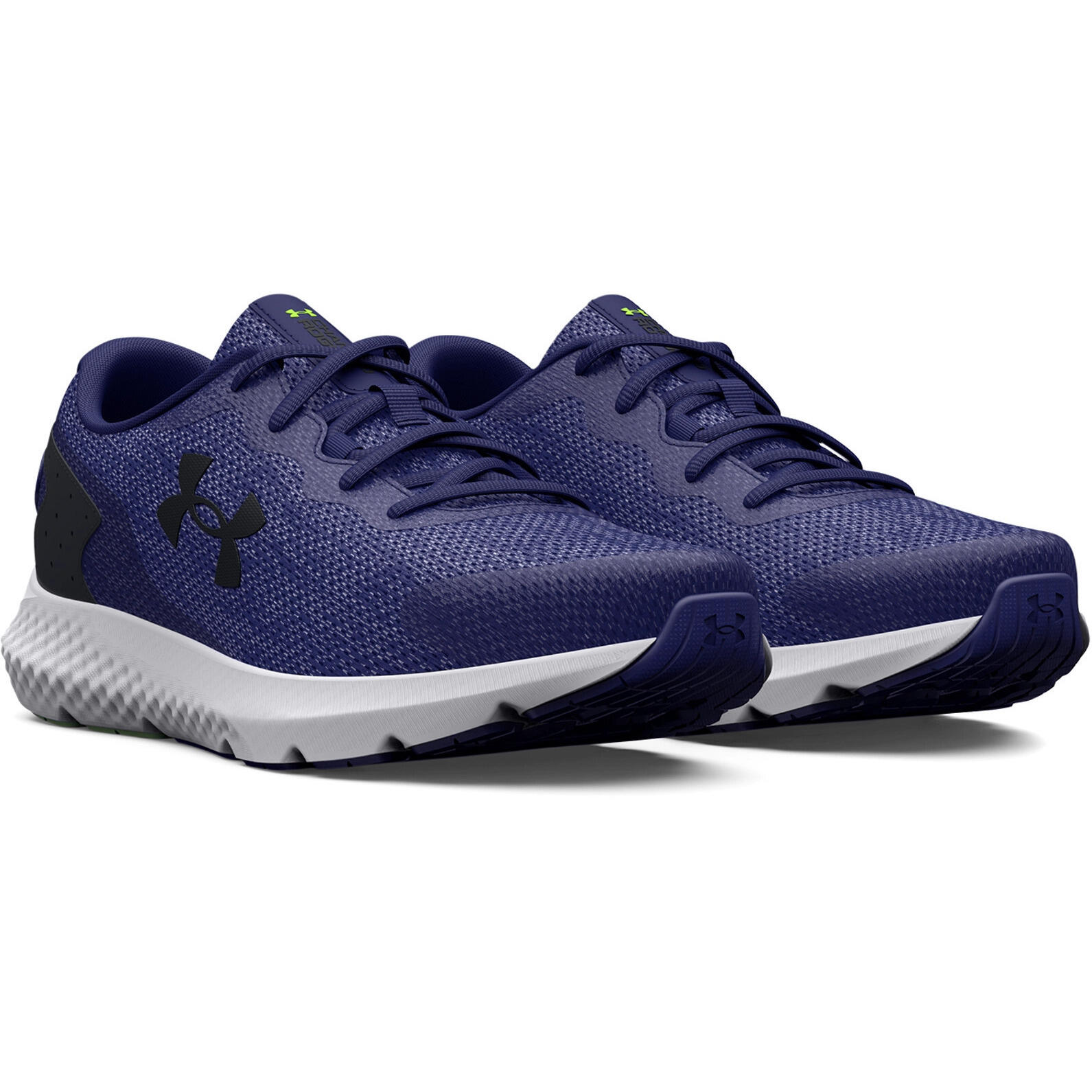 Baskets Under Armour UA Charged Rogue 3 Knit, Bleu, Hommes 3/5