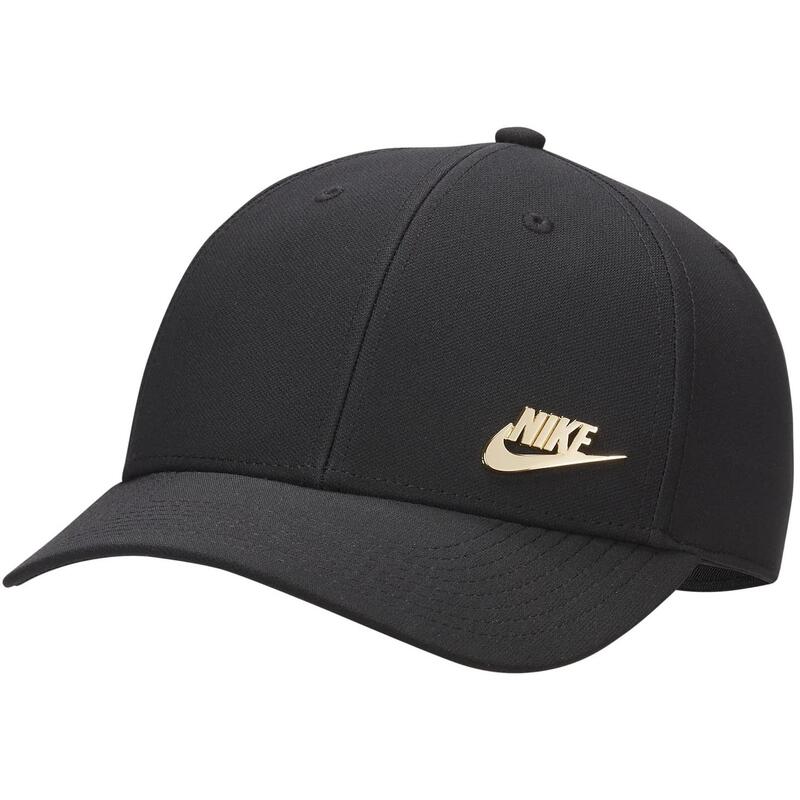 Gorra Nike Dri-Fit Club Metallic Futura Cap, Negro, Unisexo
