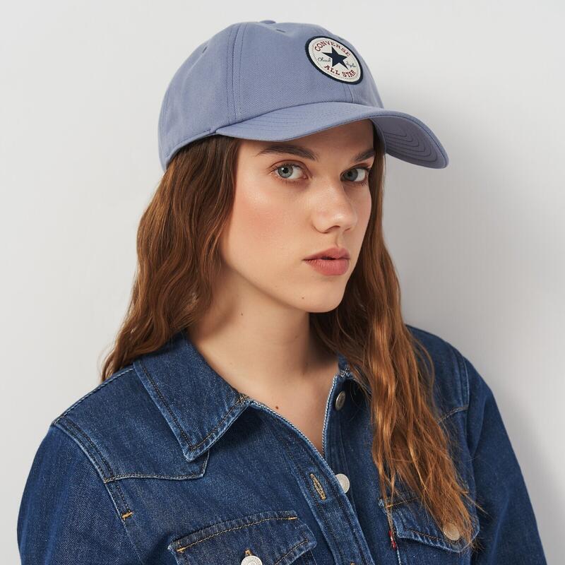 Sapca unisex Converse Tipoff Chuck Patch Baseball Hat, Albastru