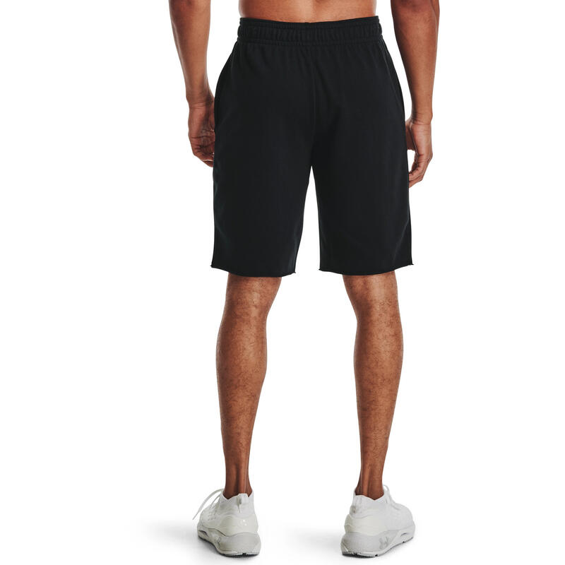 Pantaloni scurti barbati Under Armour Rival Terry, Negru