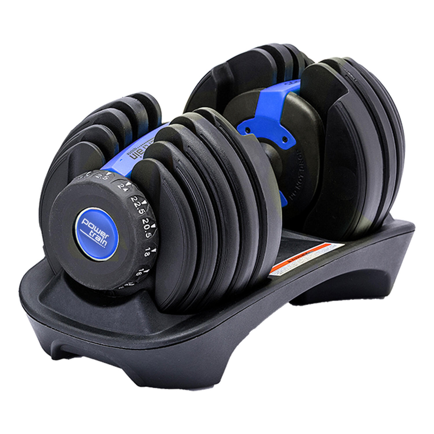 1x 24KG Powertrain Adjustable Home Gym Dumbbell