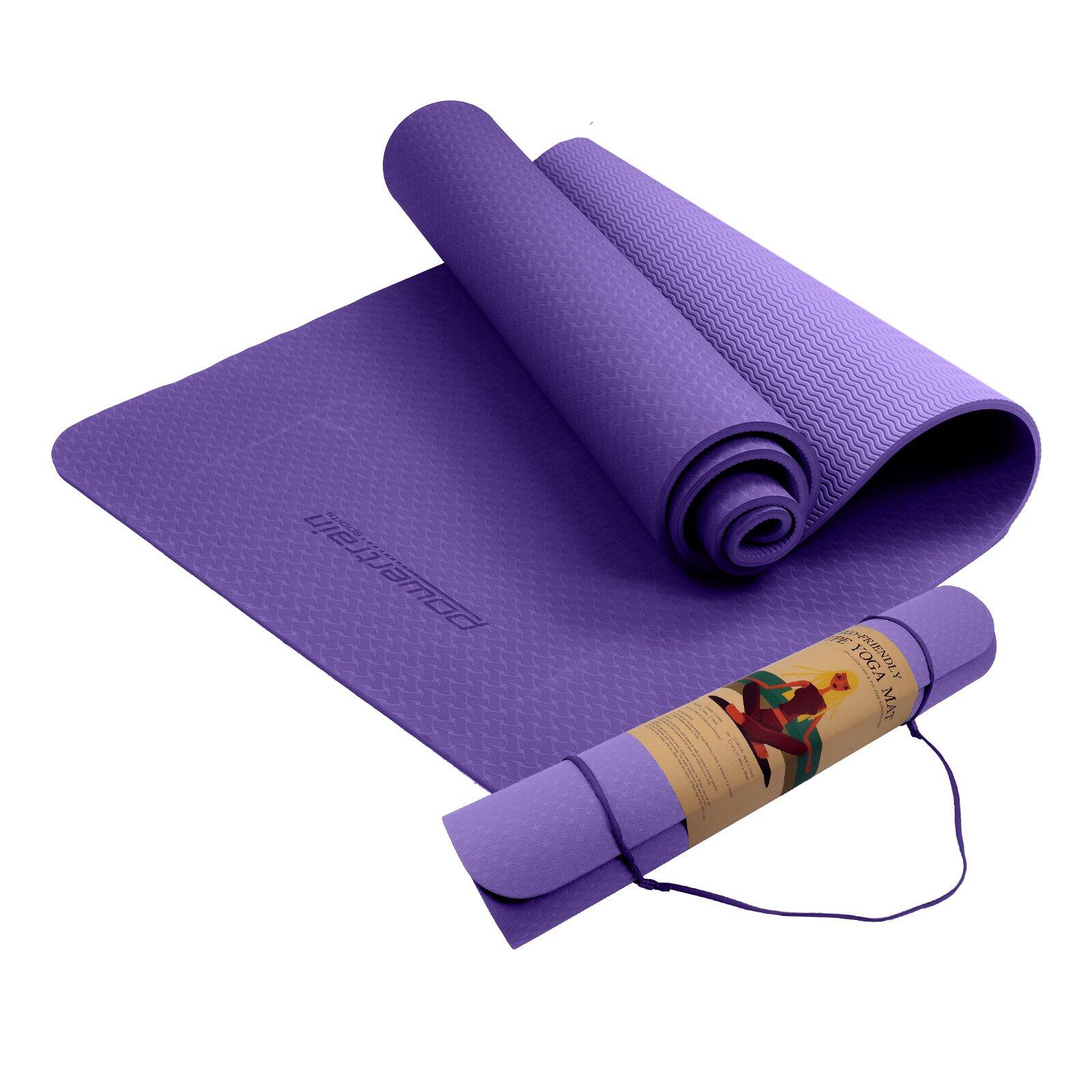 Powertrain TPE Yoga Pilates Exercise Mat