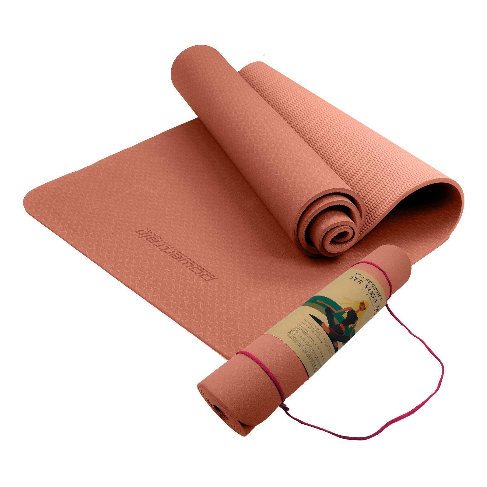 Powertrain TPE Yoga Pilates Exercise Mat