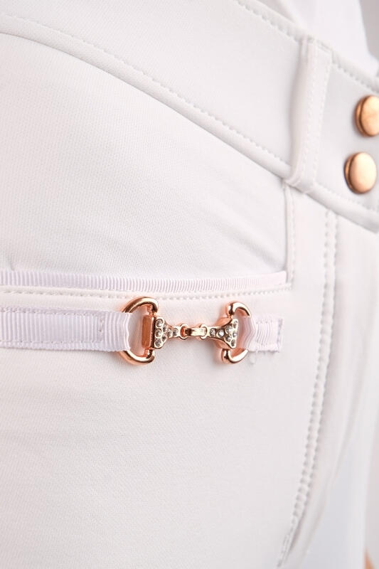 Montar Rijbroek Molly Rosegold Highwaist  Full Grip 2/7