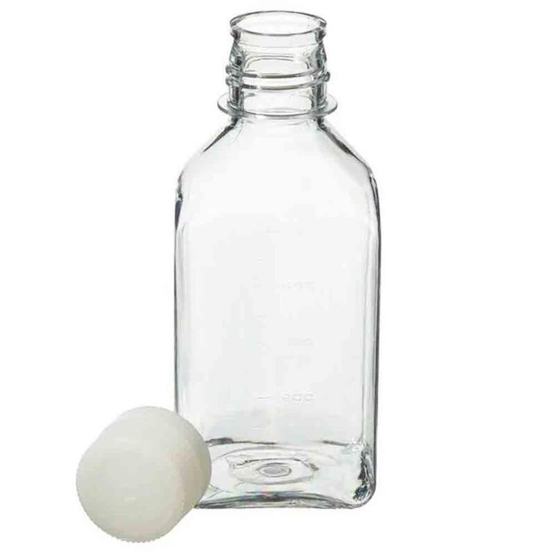 N/M Square PC Bottle 500ml - Clear