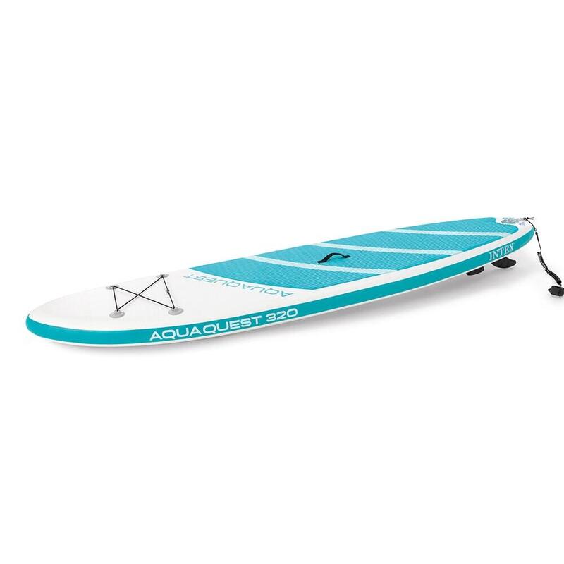 Aqua Quest 320 Inflatable Stand Up Paddle (SUP) - Blue/White