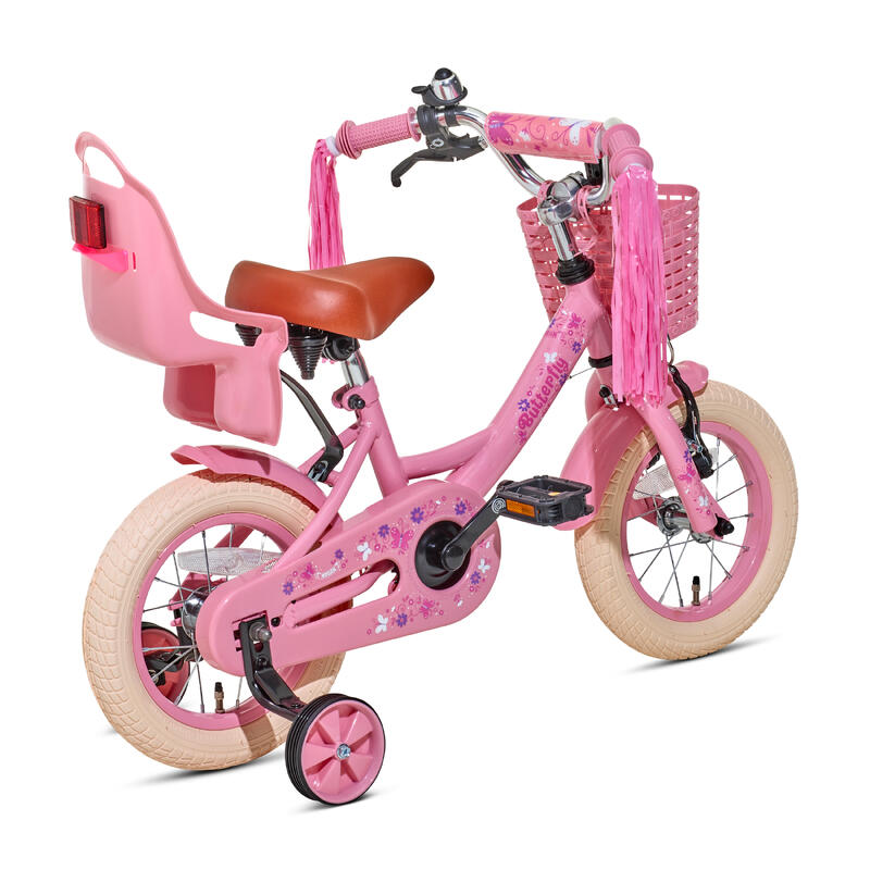 Vélo Enfant Nogan Butterfly - 12 pouces - Rose