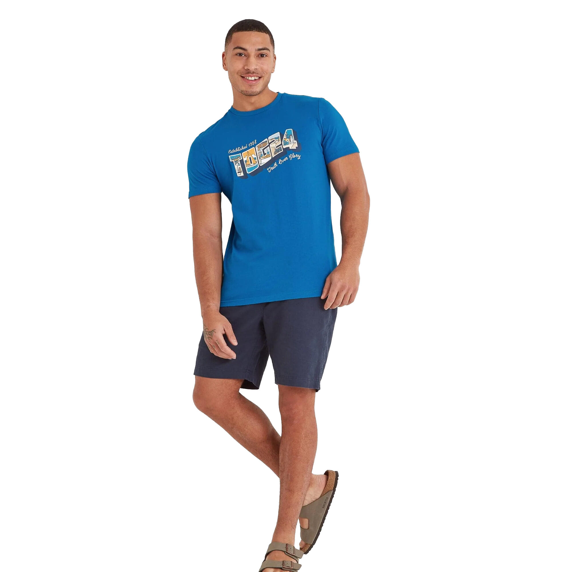 Uomo Tshirt WOODLEY (blu scuro)