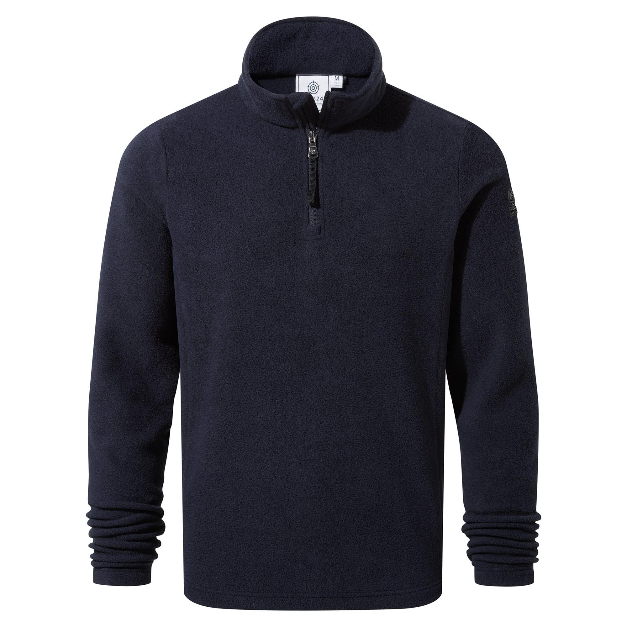 Men's REVIVE fleece top (dark indigo)