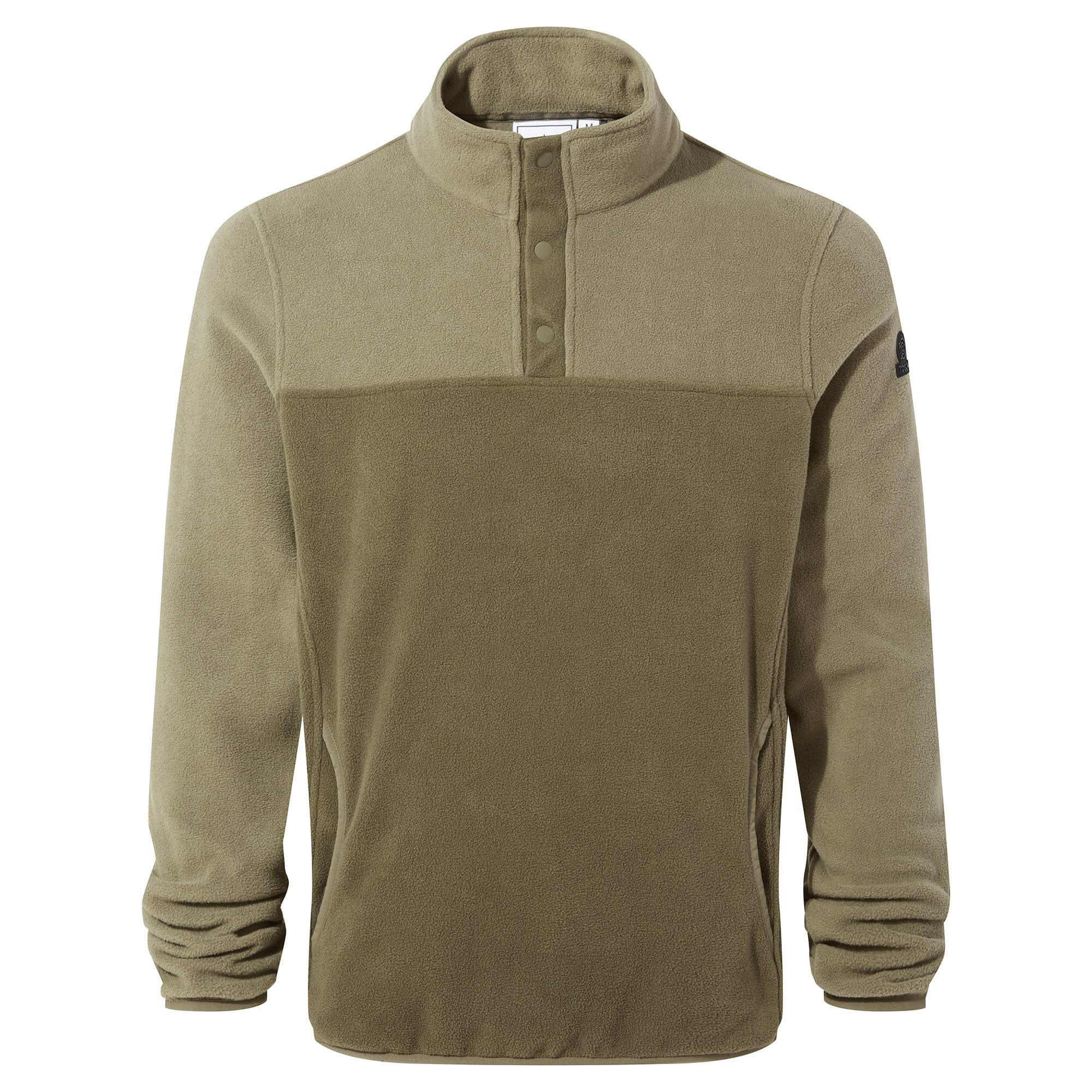 Uomo Top in pile FARLOW (verde cachi)