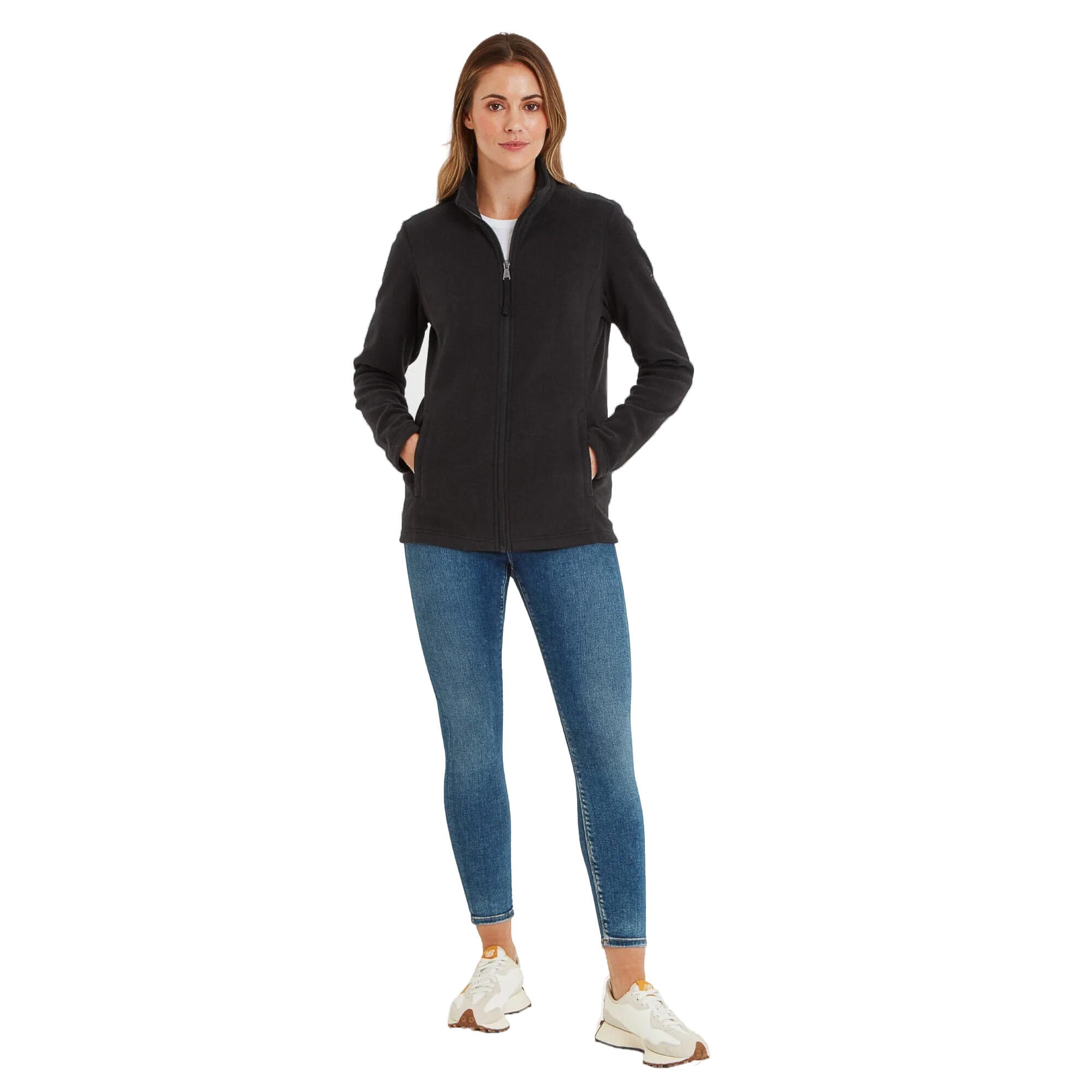 Women's REVIVE fleece jacket (Black)