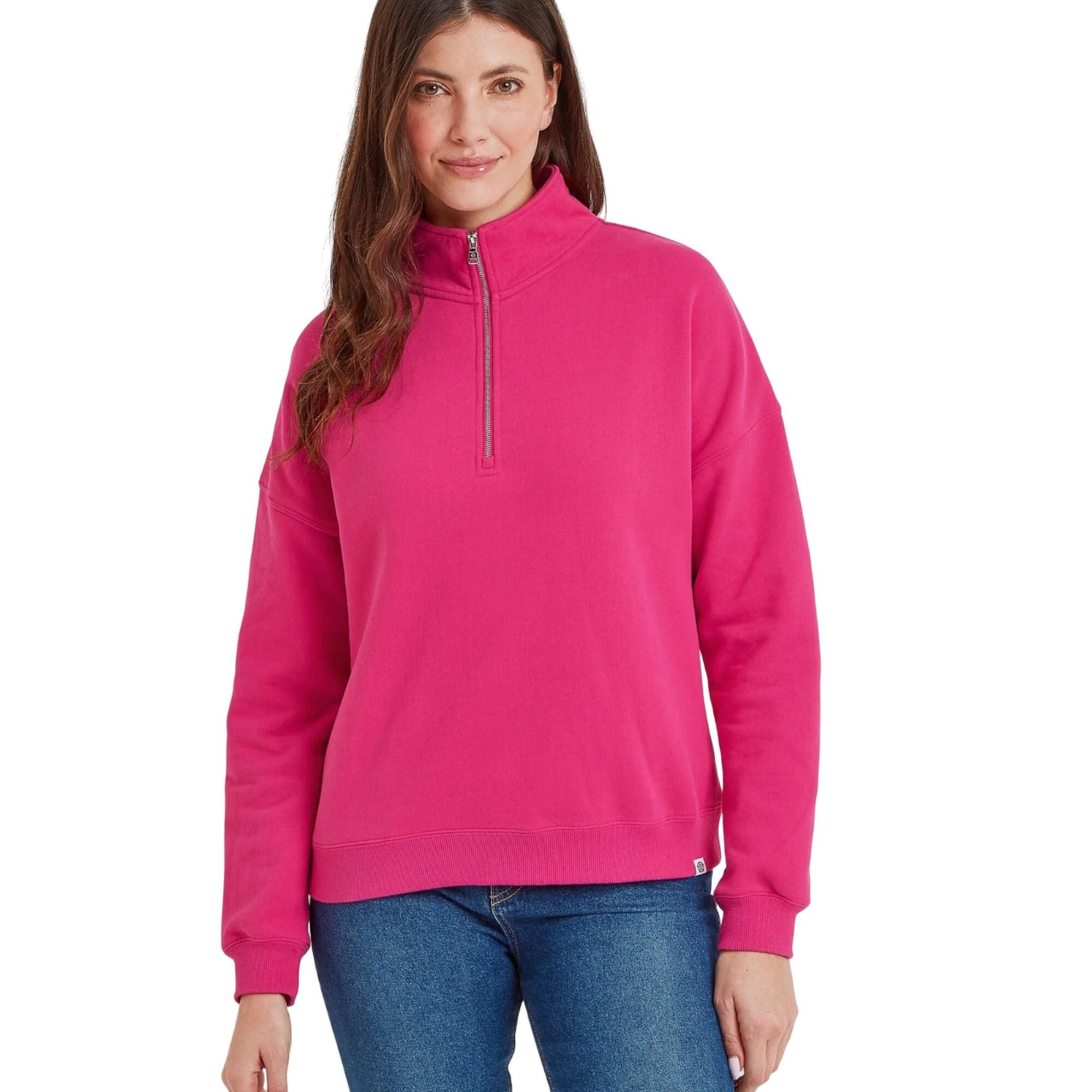 Women's CALDENE sweatshirt (Hot pink)