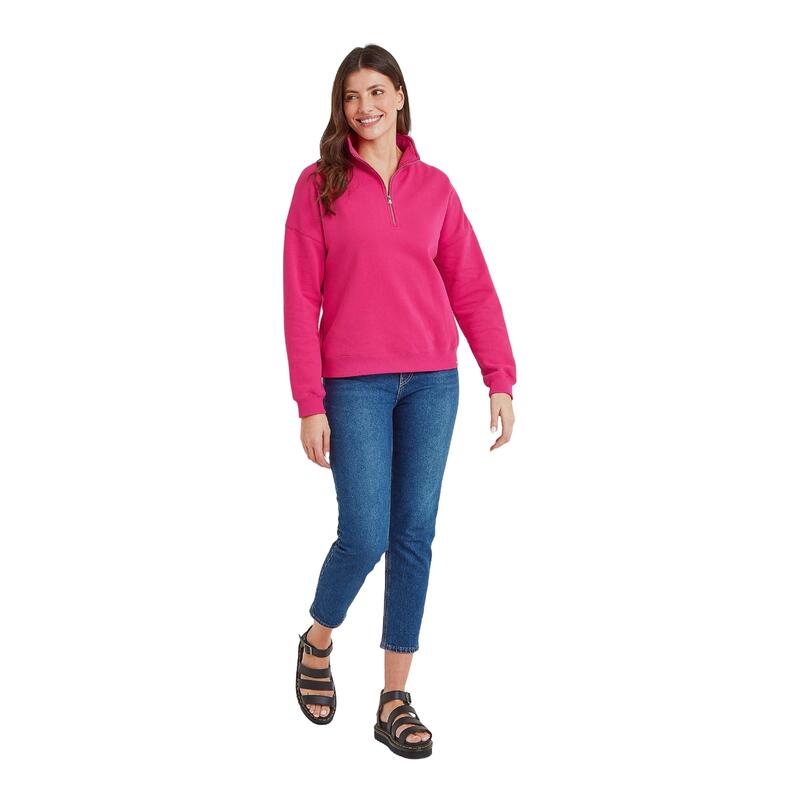 "Caldene" Sweatshirt für Damen Hibiskus-Rosa