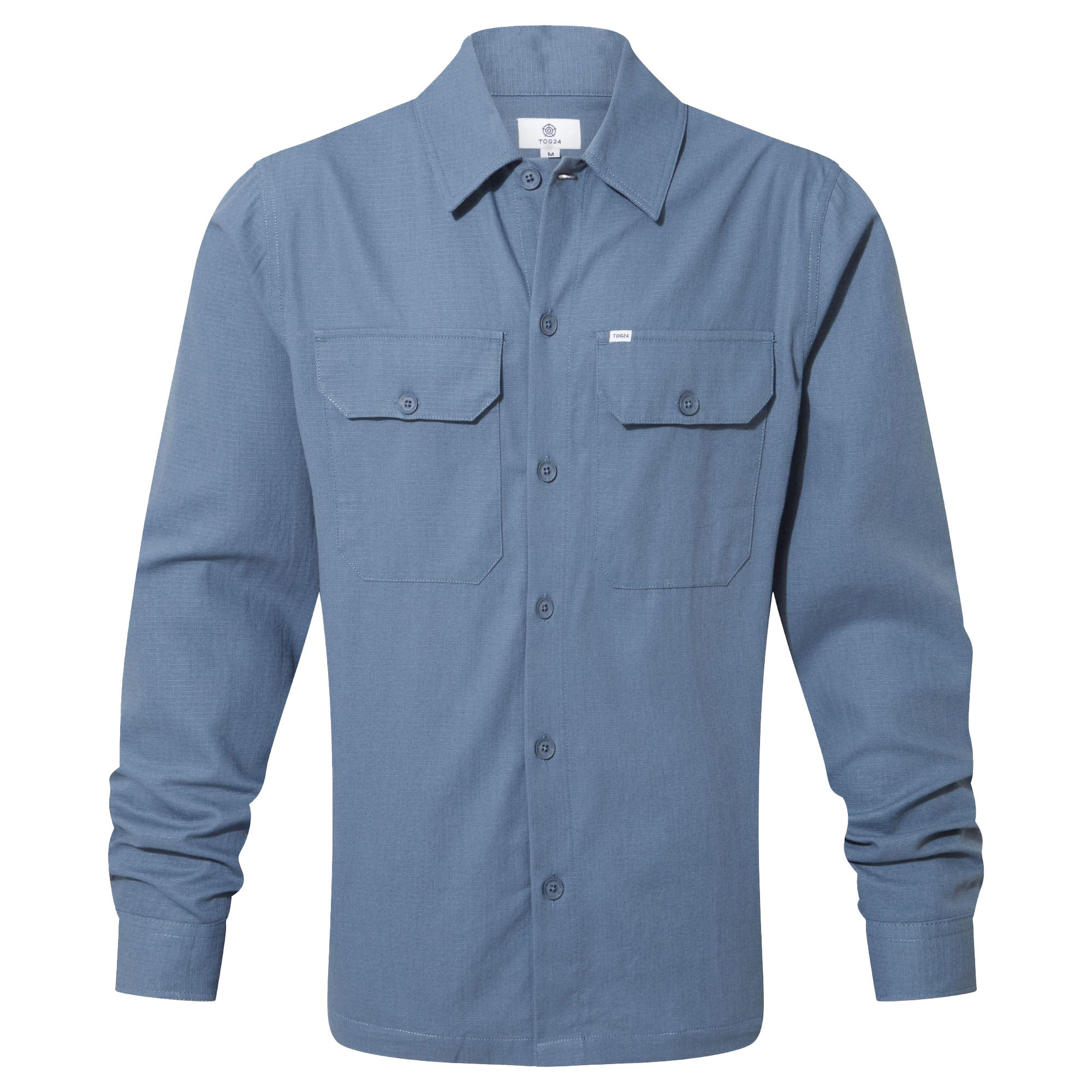 Men's HATCH shirt jacket (Steel blue)