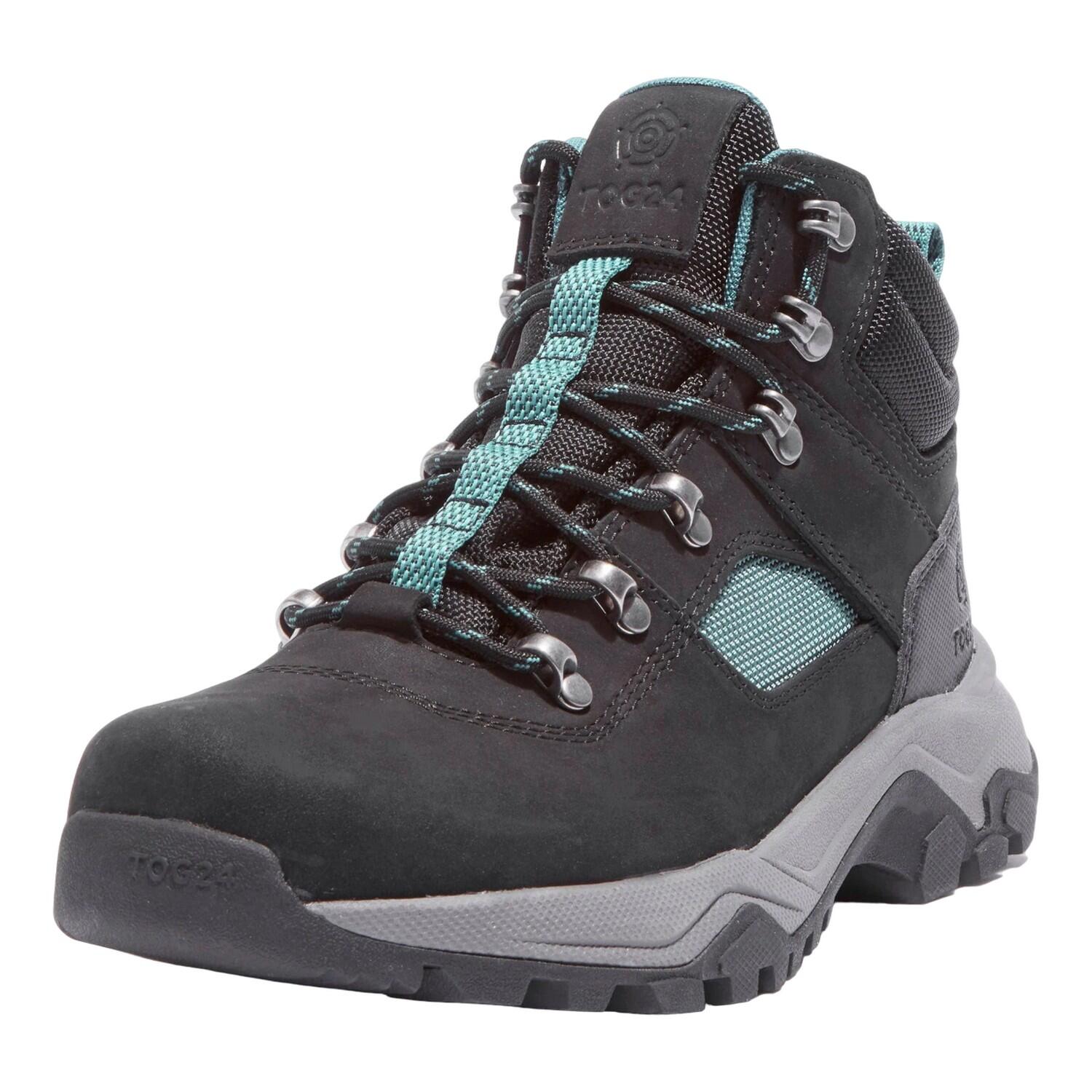 Women's TUNDRA hiking boots (Black / Teal)