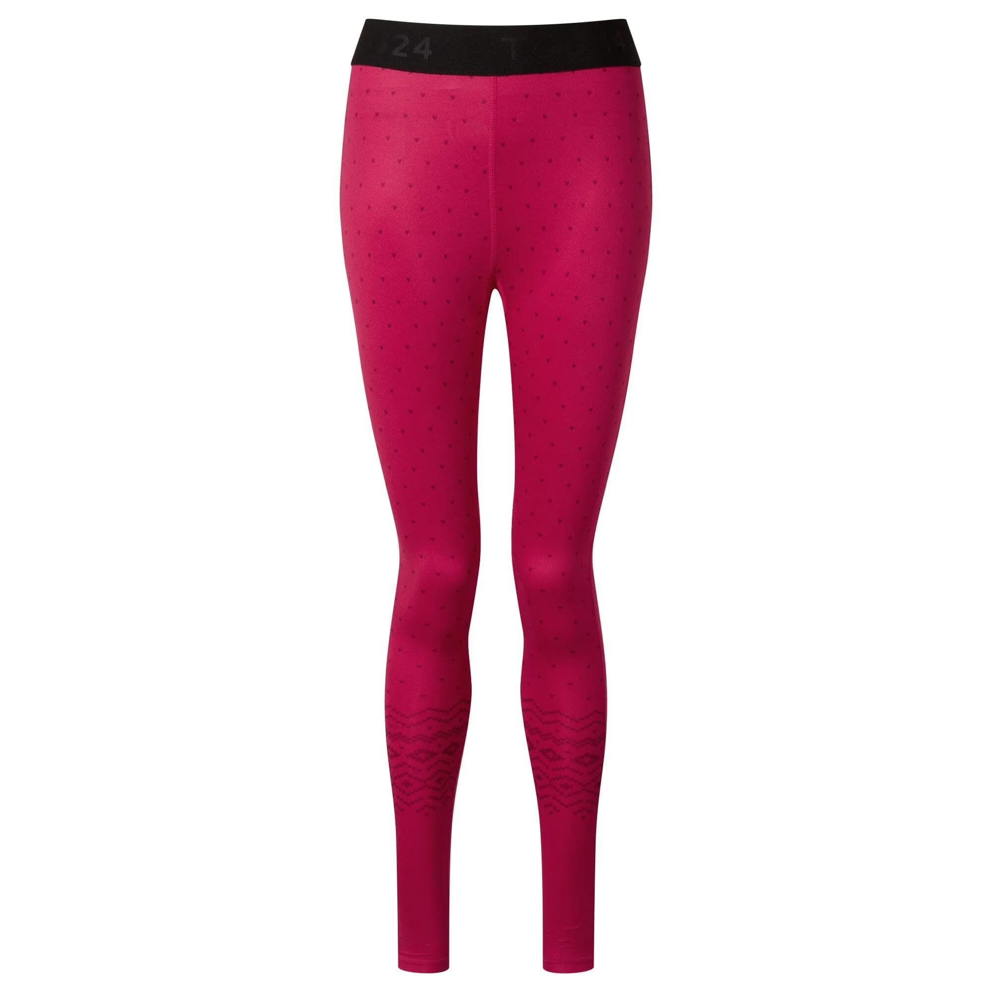 Women's SNOWDON thermal leggings (Dark pink)