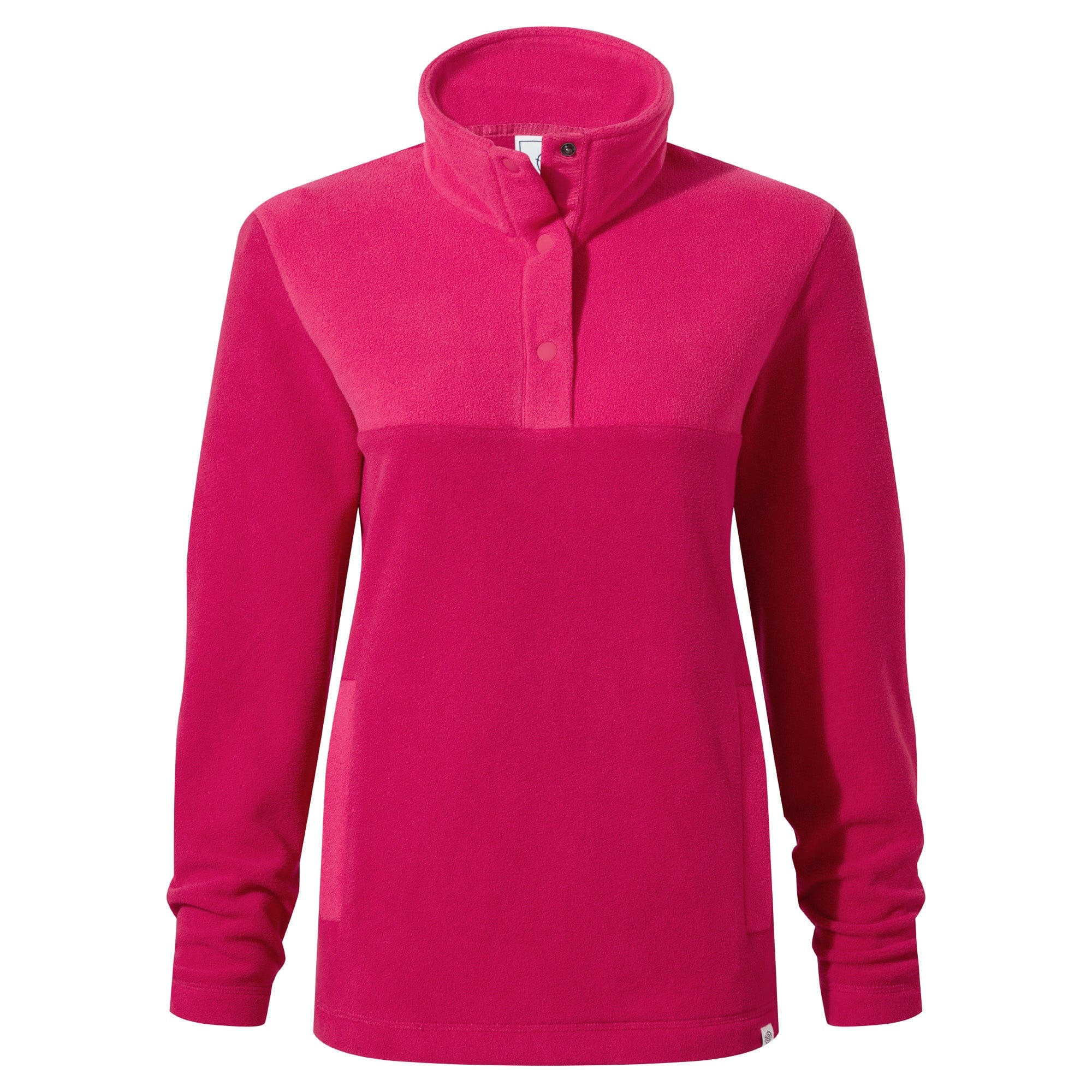 Top in pile da donna (rosa scuro)