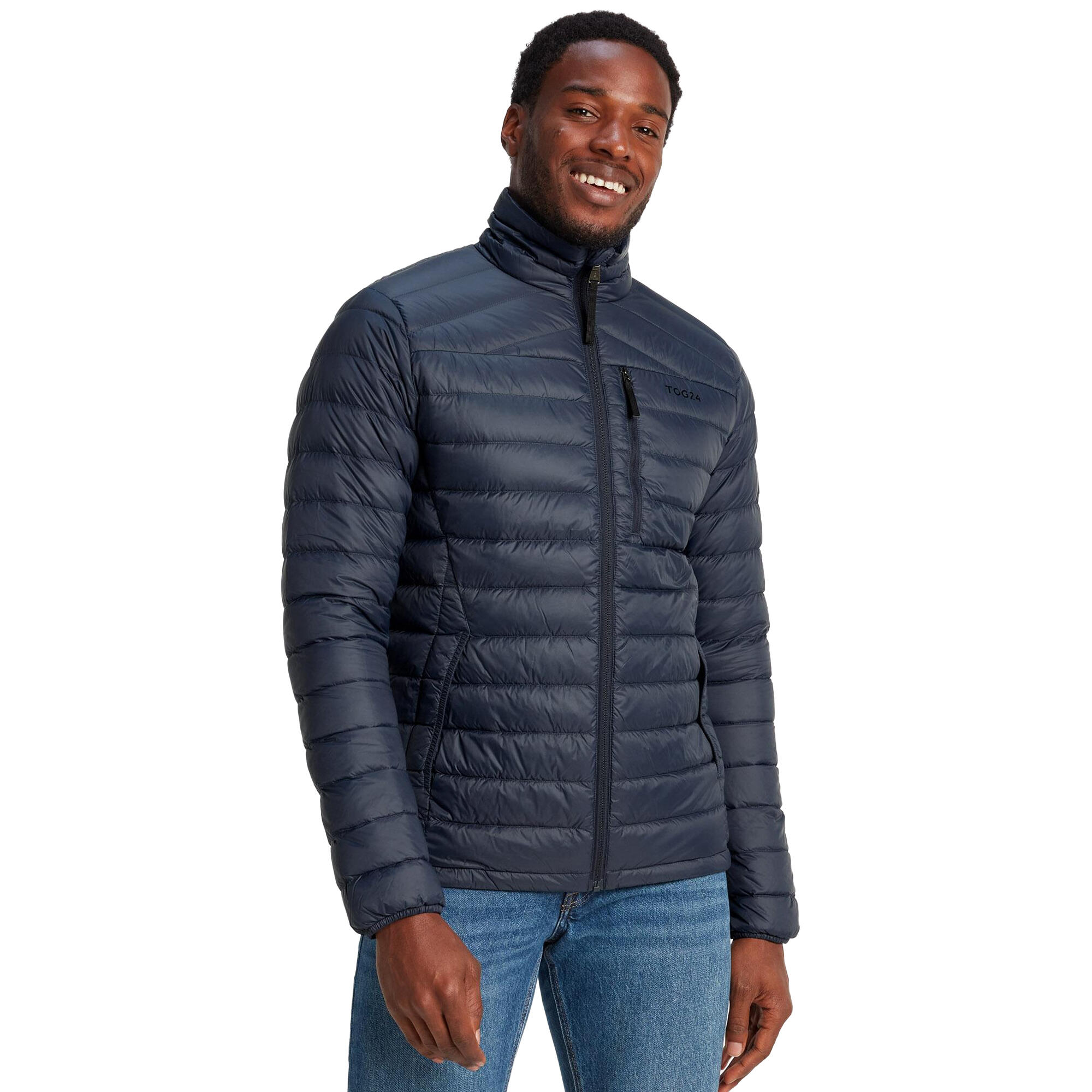 Men's quilted jacket (Navy)