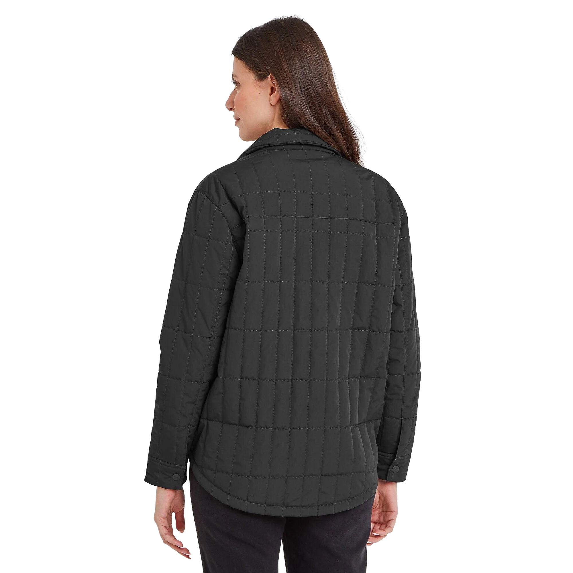 Women's RINDER shirt jacket (Faded black)