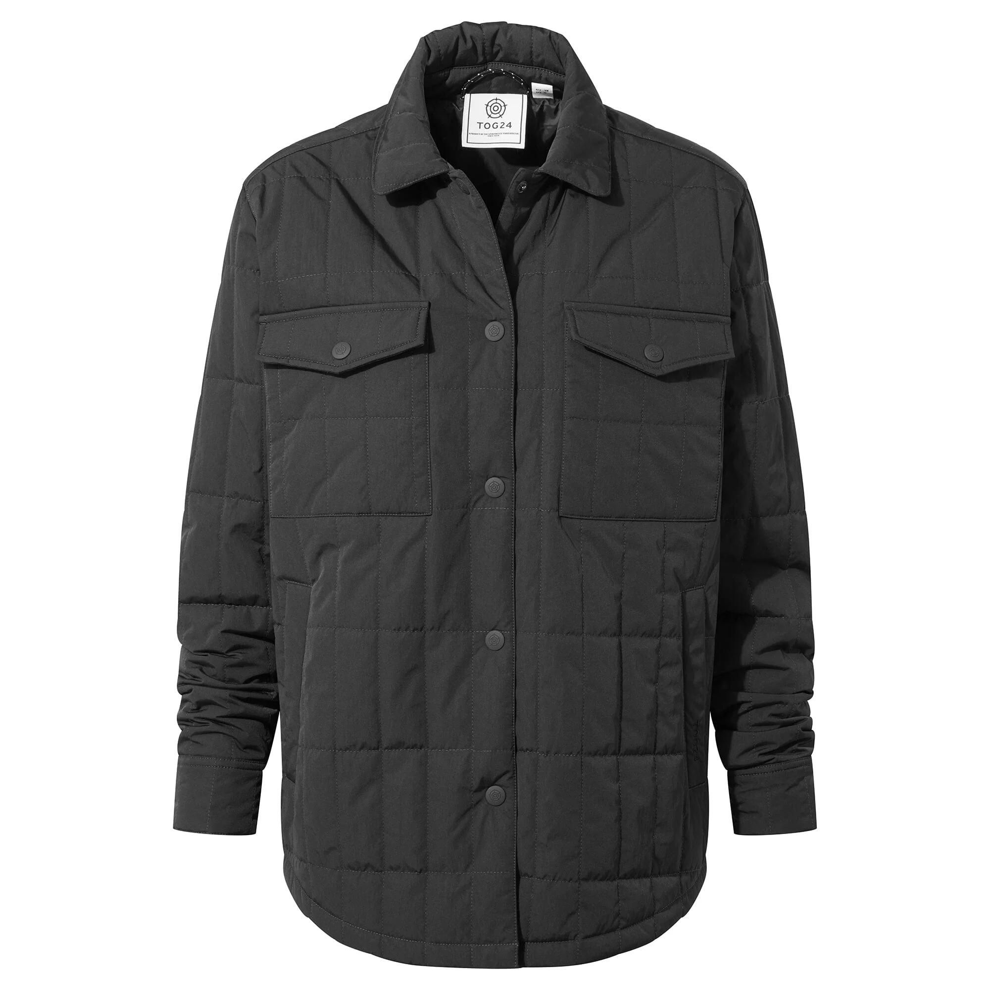 Women's RINDER shirt jacket (Faded black)