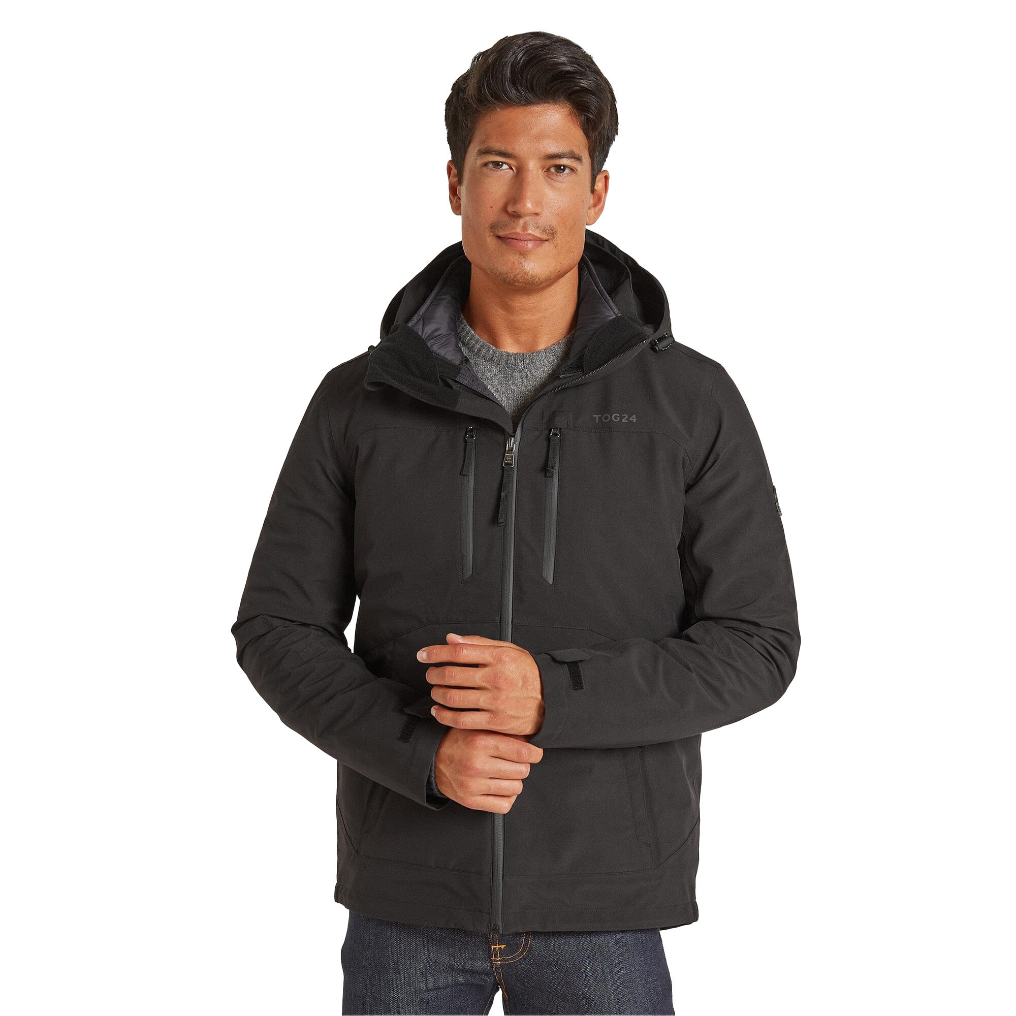 DENTON Men's Waterproof Jacket (Black)