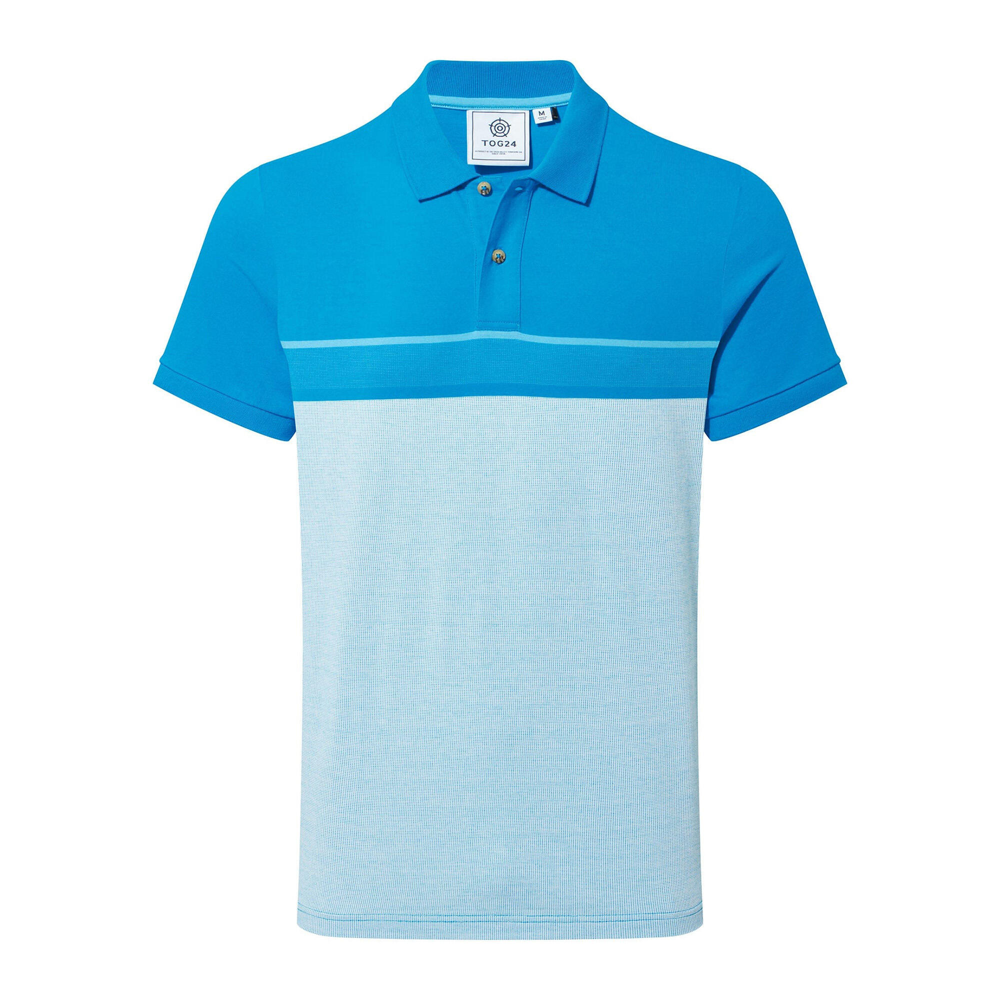 Mens Anwick Polo Shirt Tropical Blue