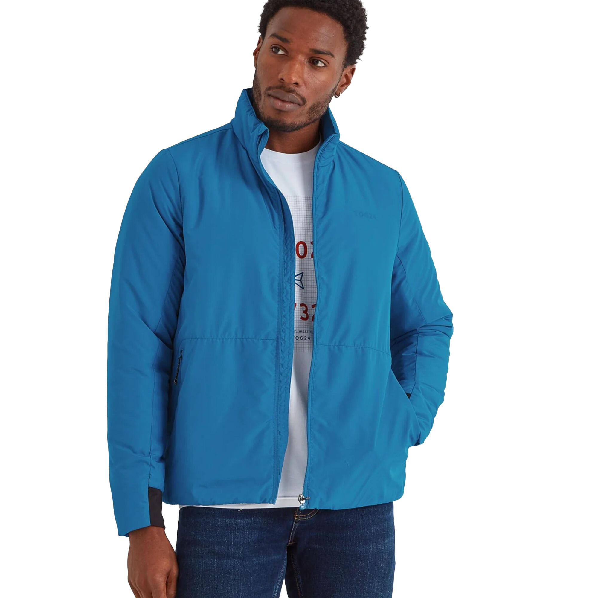 BARONY Men's jacket (Peacock blue)