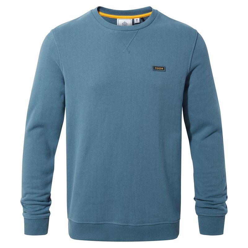 "Wyatt" Sweatshirt für Herren Stahlblau