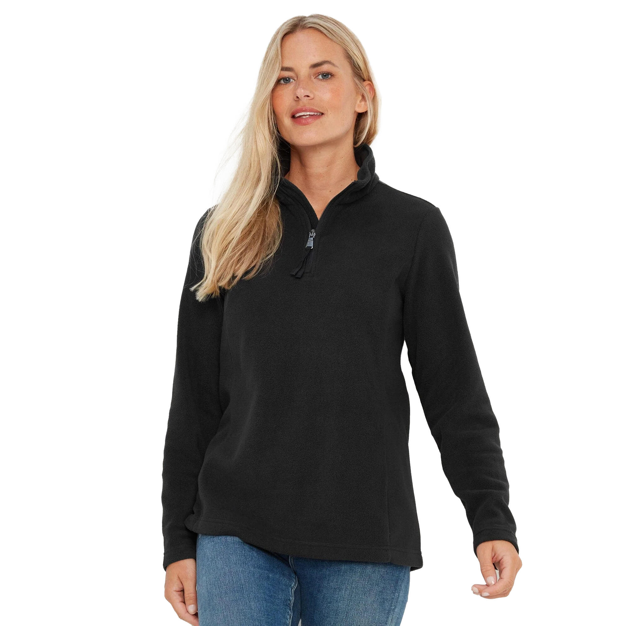 REVIVE Women's Fleece Top (Black)