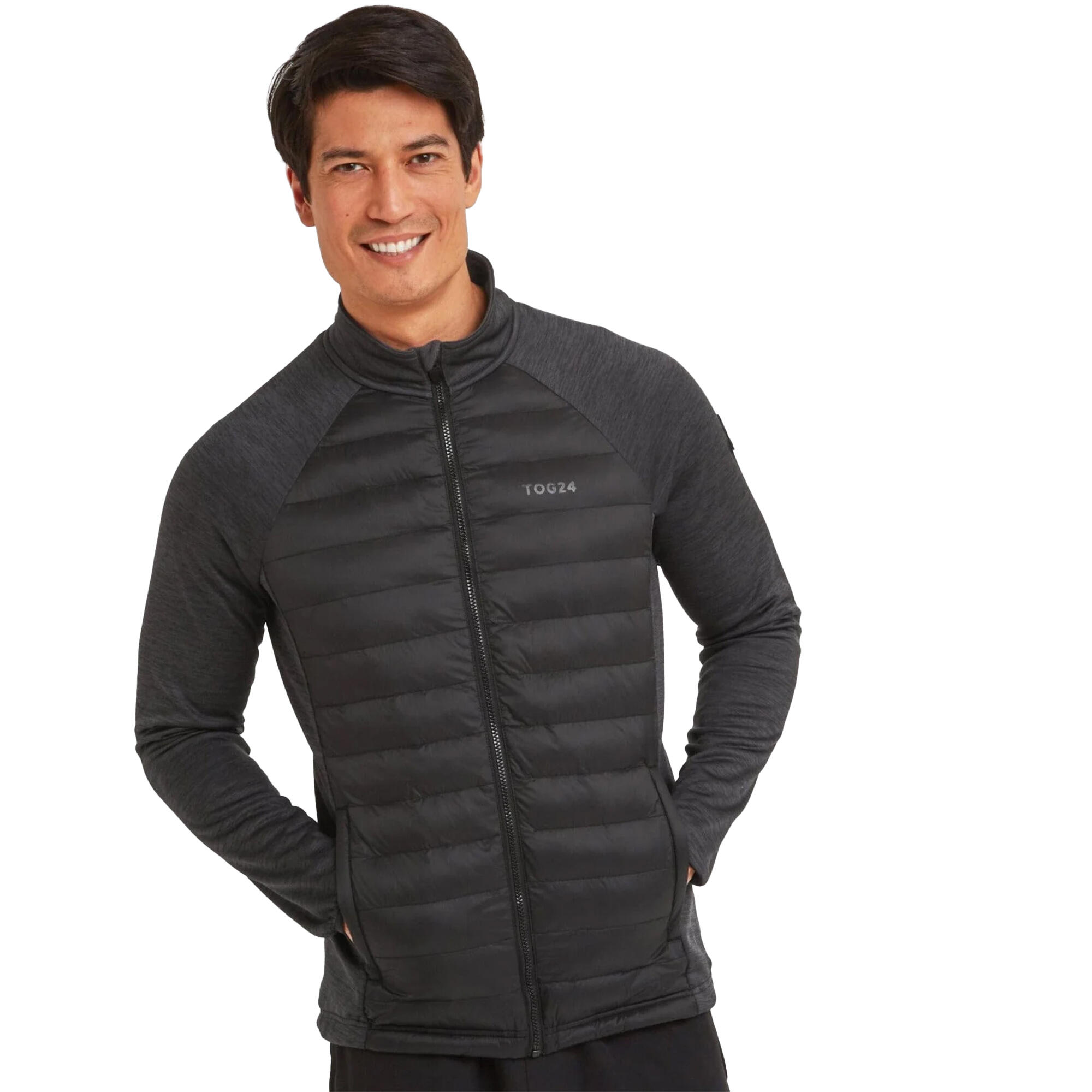 Men's VASEY hybrid jacket (Black)