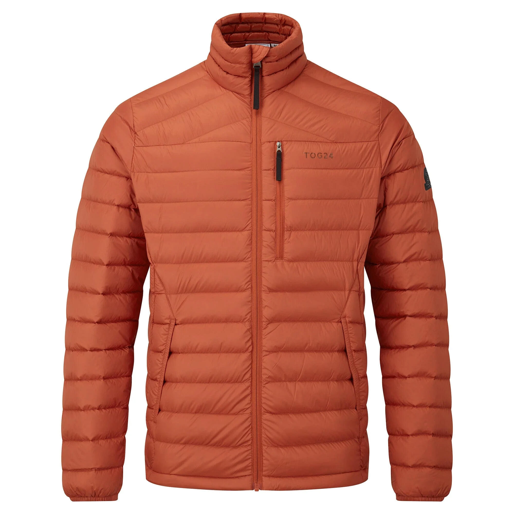 Men's quilted jacket (Dark orange)