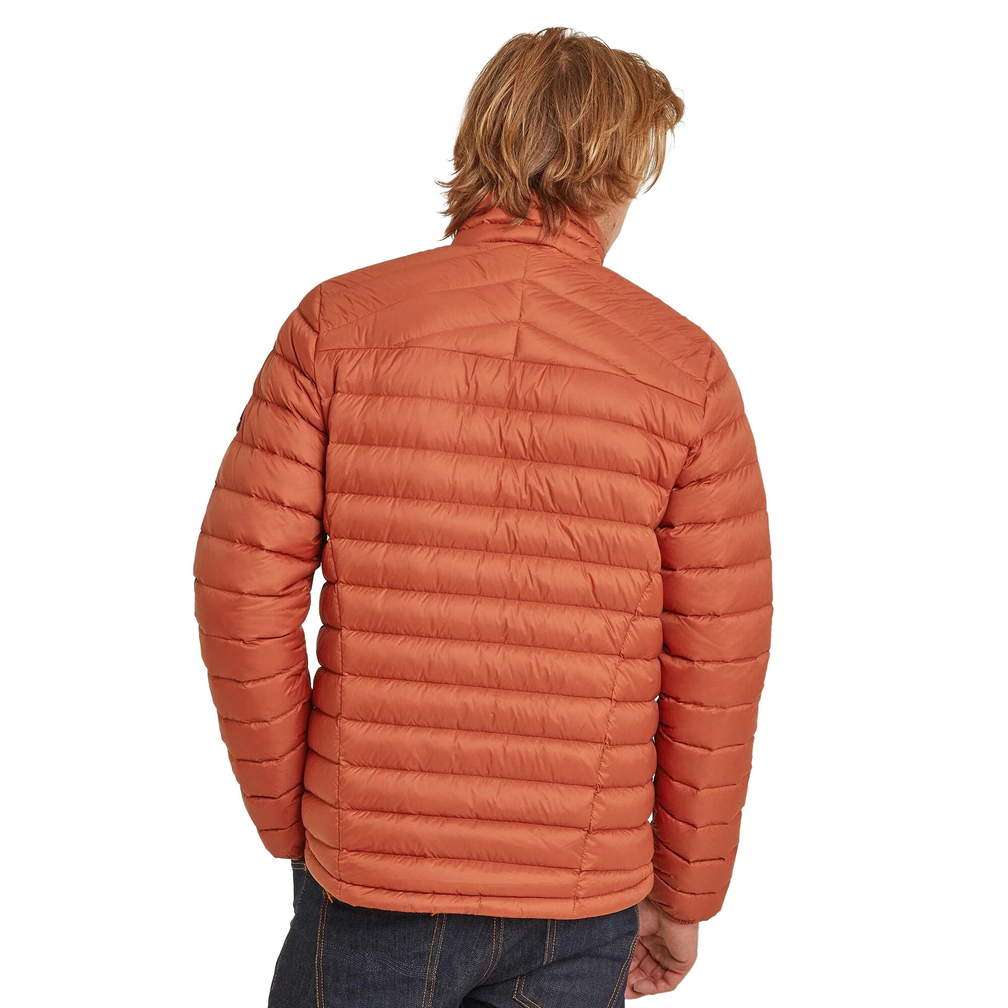 Men's quilted jacket (Dark orange)