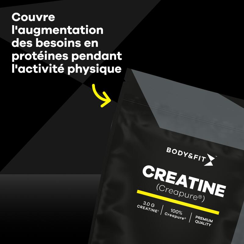 Creatine - Creapure® - Naturel (non aromatisé) - 500 grammes (147 shakes)