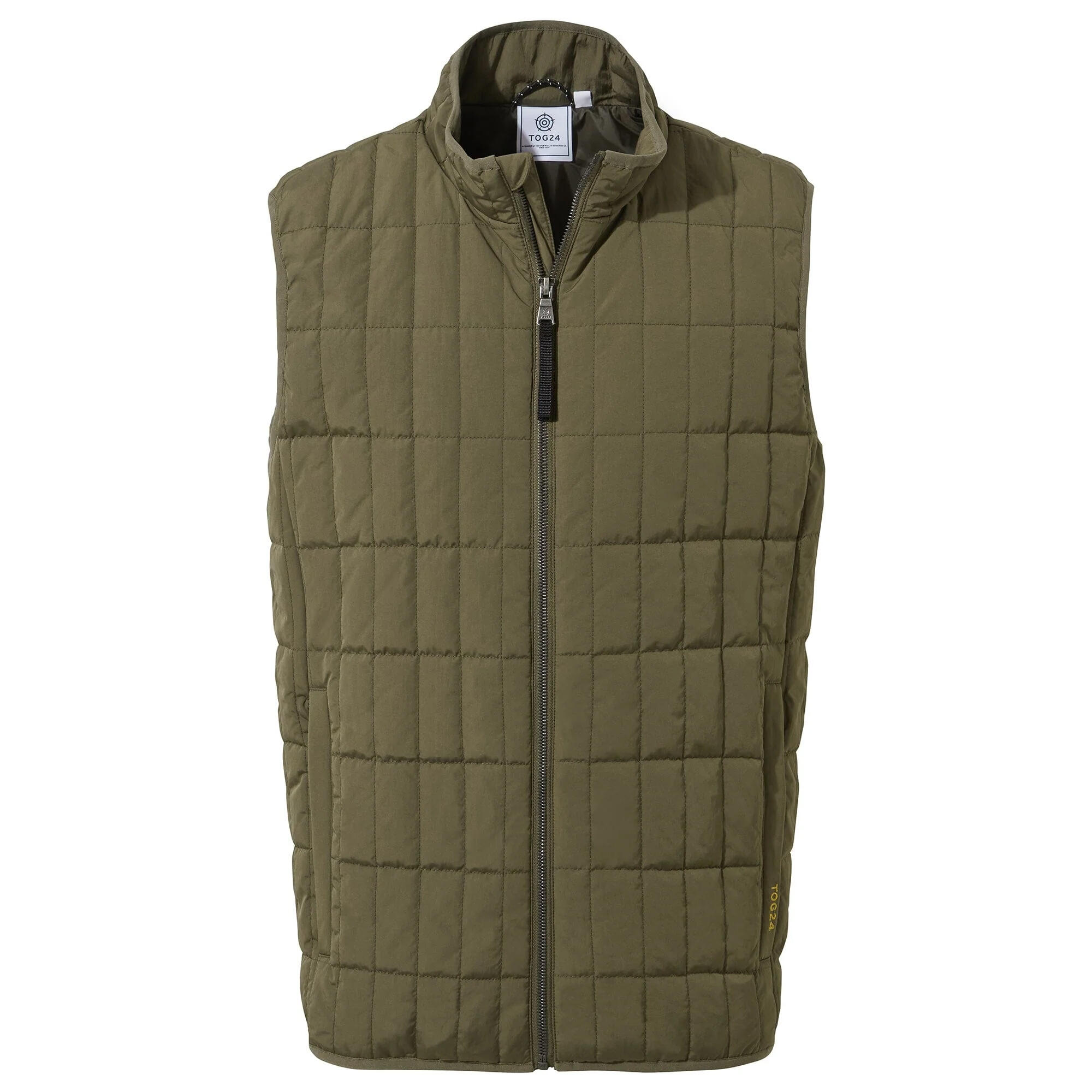 ASHMORE Men's sleeveless jacket (Khaki green)