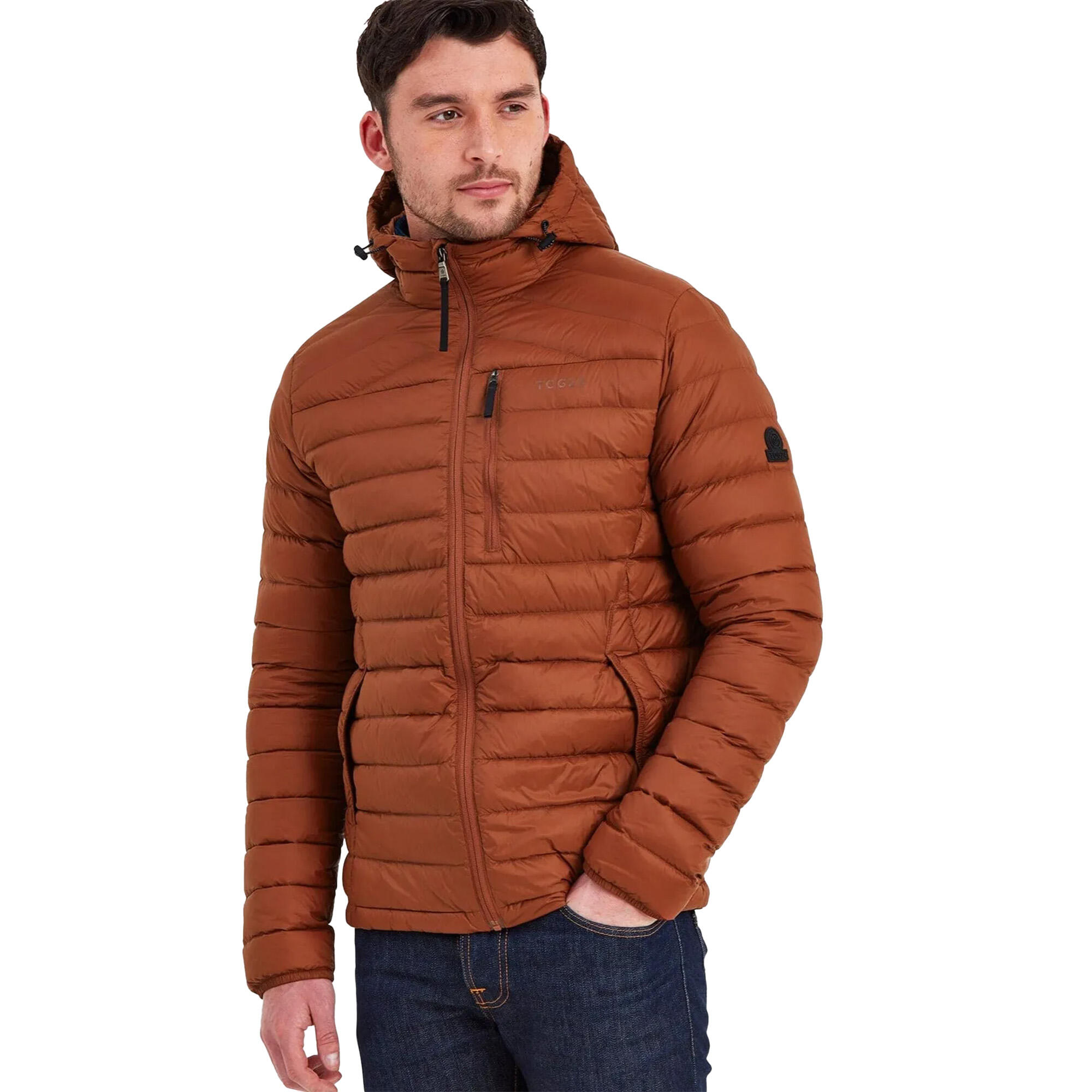 DRAX Men's quilted jacket (Rust)