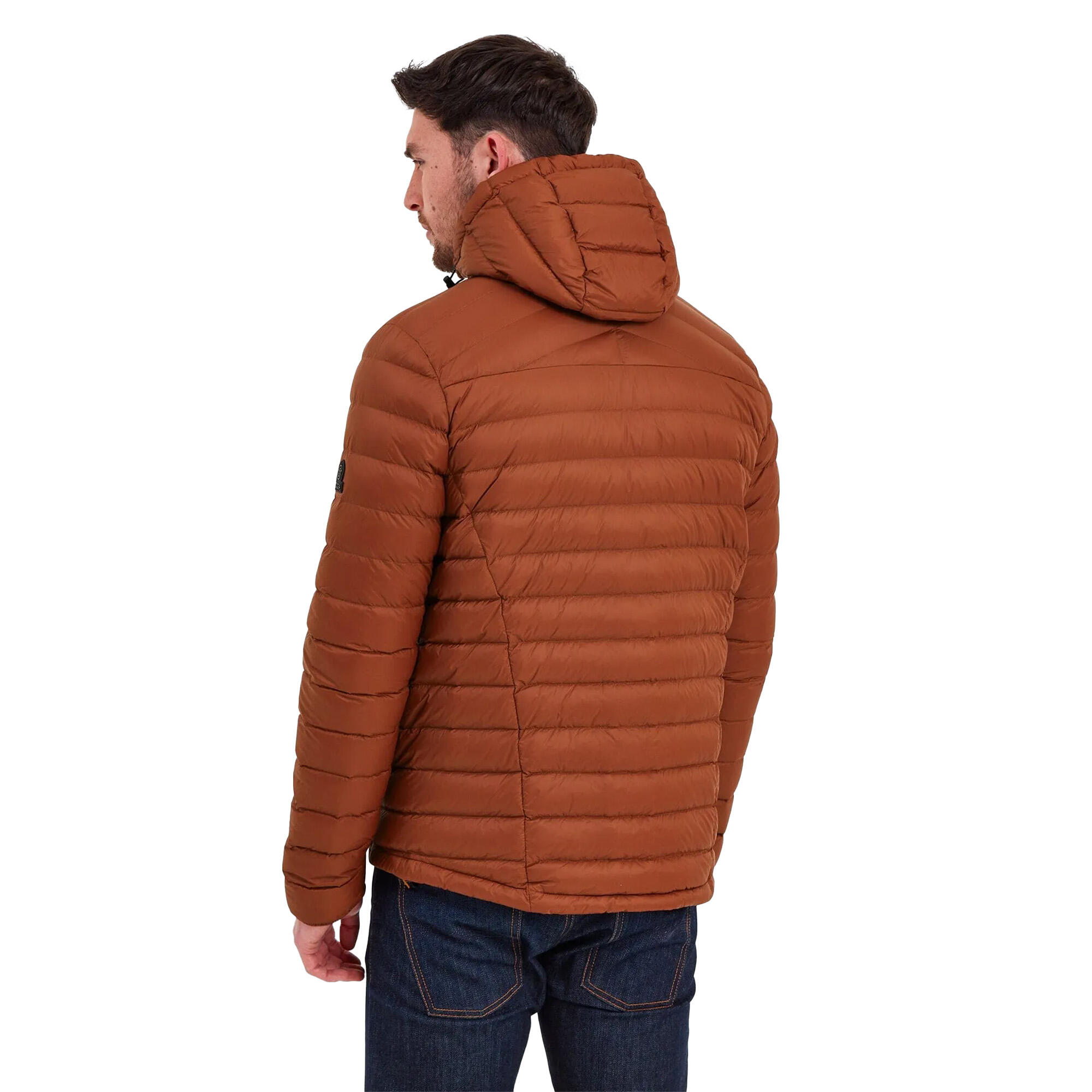 DRAX Men's quilted jacket (Rust)