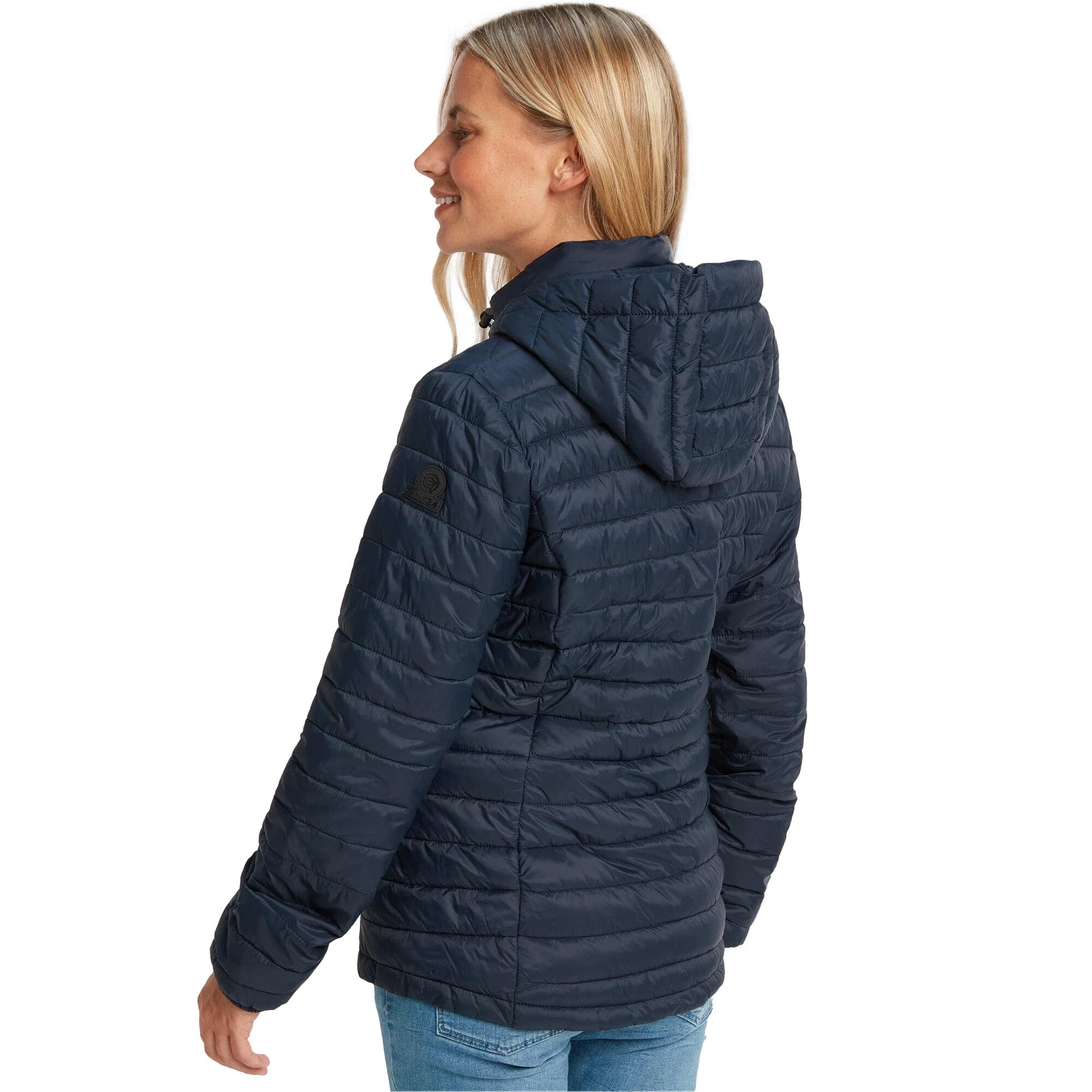 GARRISTON Women's quilted jacket (Dark indigo)