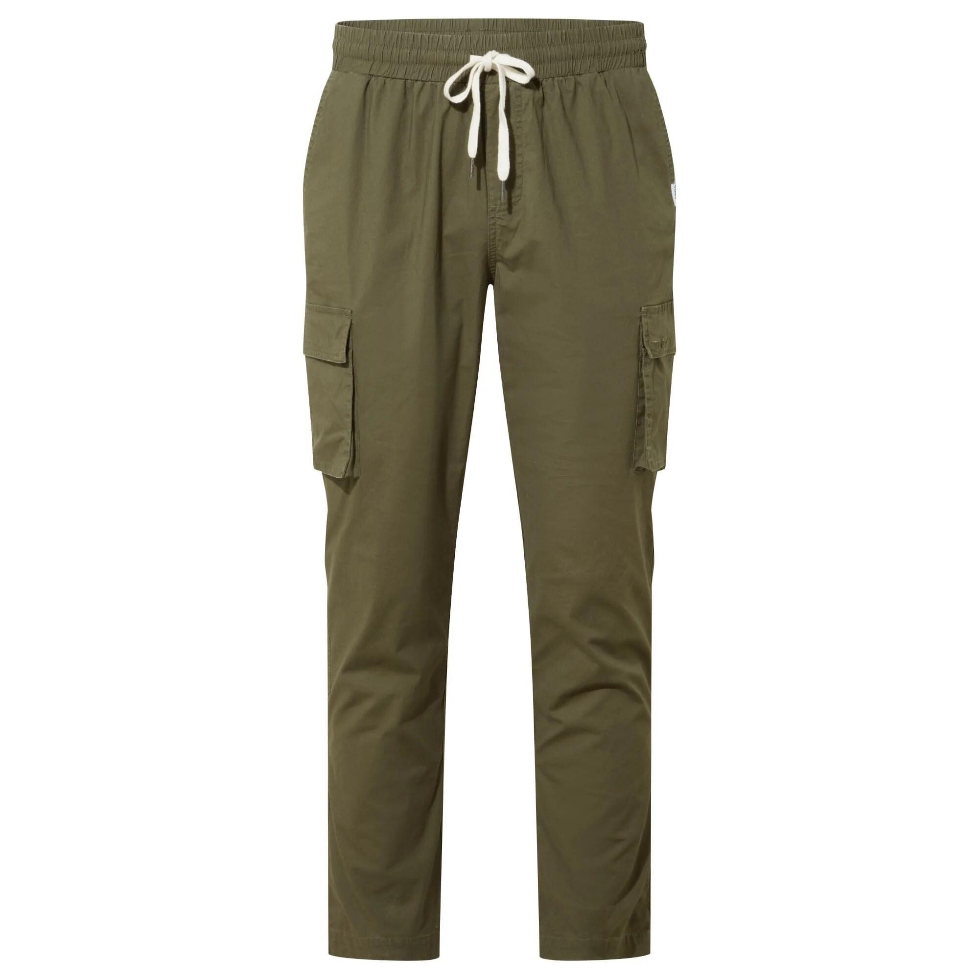 Uomo Pantaloni cargo SILAS (verde cachi)