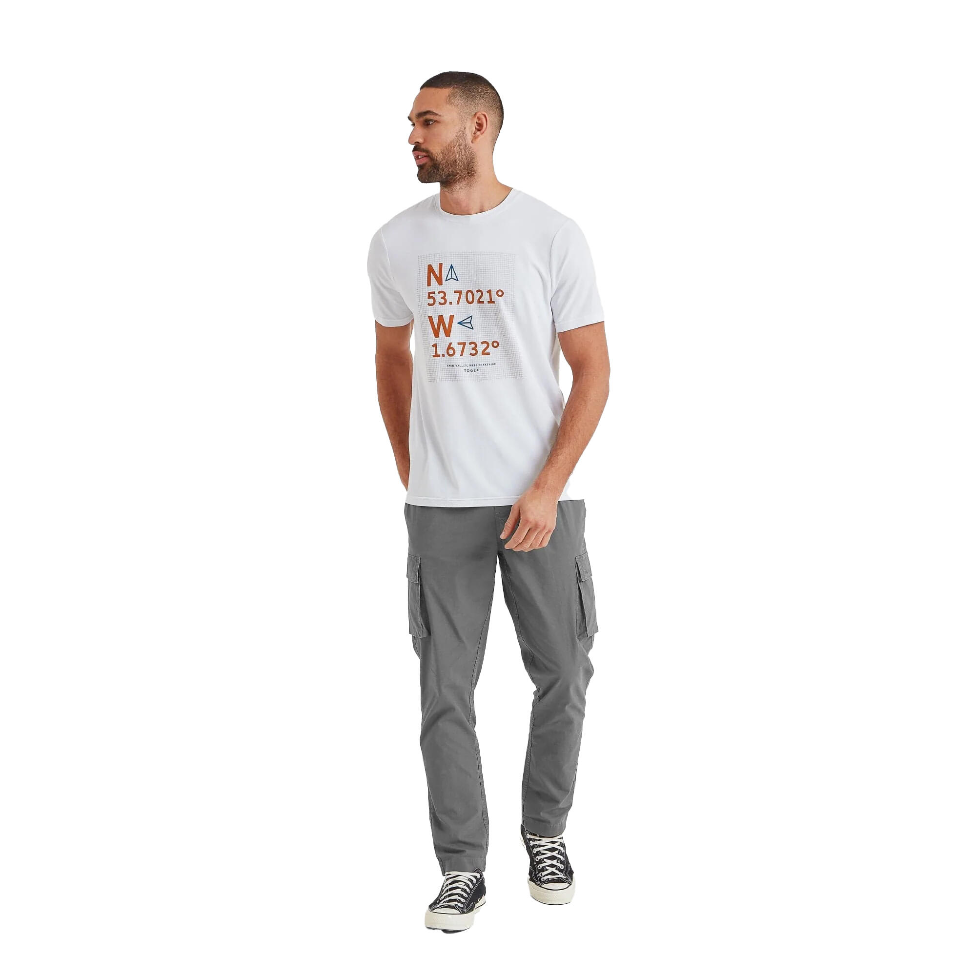 Uomo Tshirt NAVIGATE (Bianco)