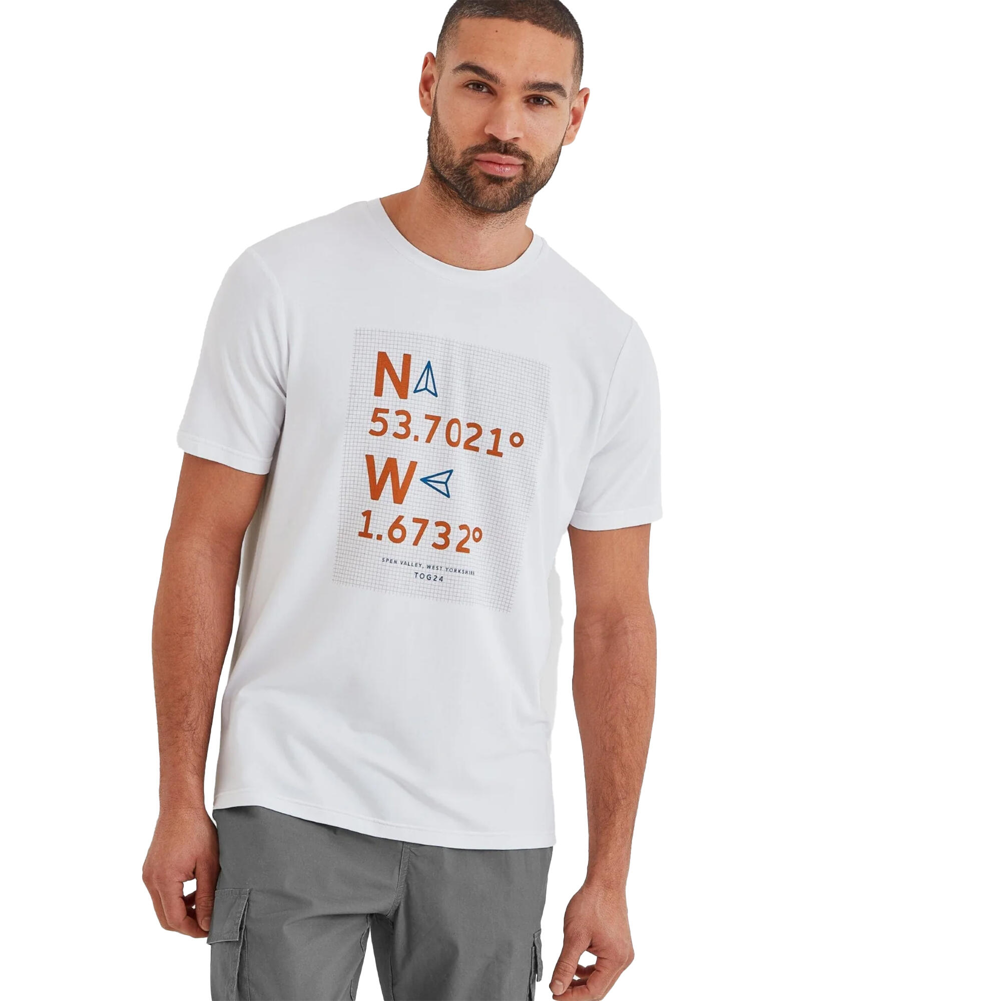 NAVIGATE Men's Tshirt (White)