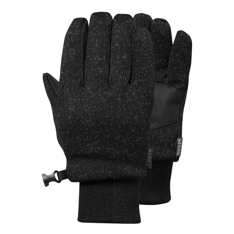 HerrenDamen Unisex Handschuhe "Storm Powerstretch" Damen und Herren Schwarz