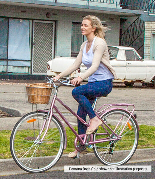 Rose gold ladies bike hotsell